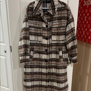 Vero Moda thick plaid shacket